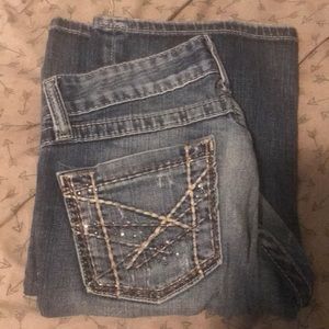 Buckle jeans with wear size 25 x 33 1/